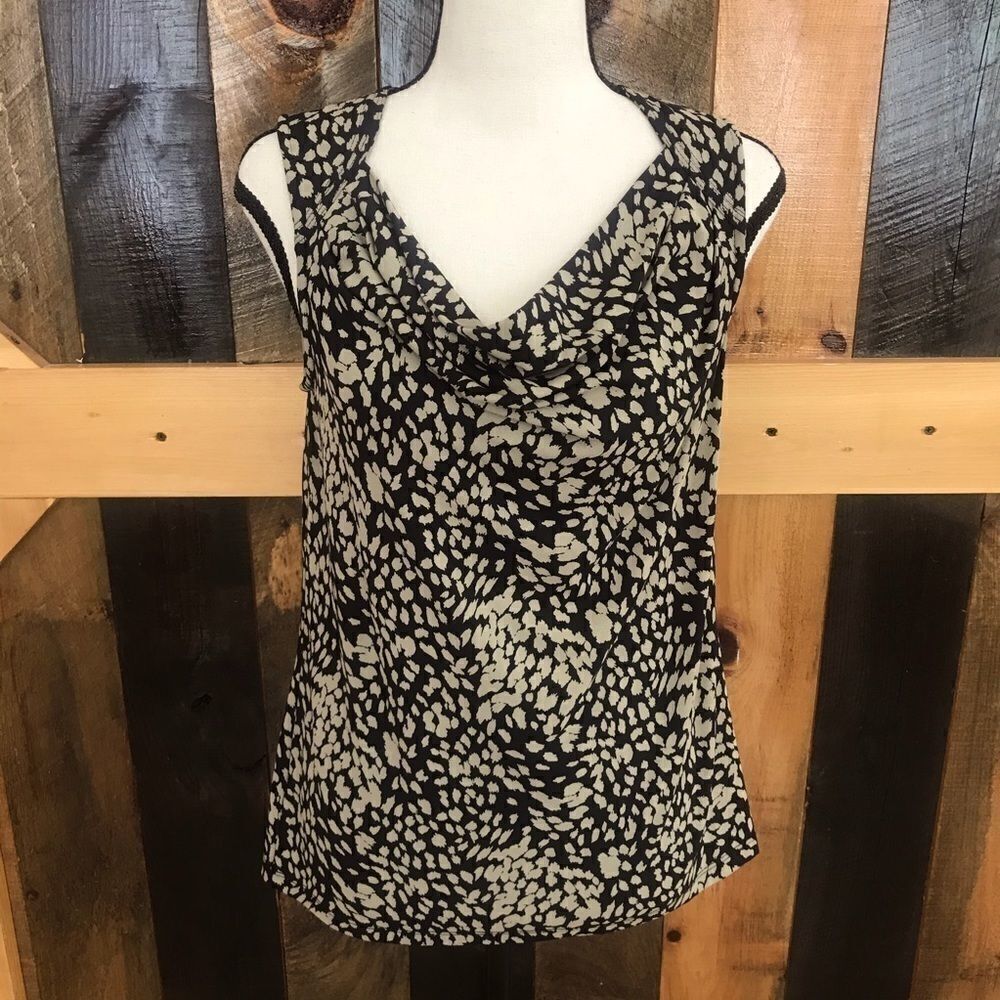 TART draped front sleeveless top, size S